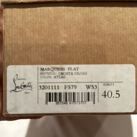 Christian Louboutin Marquees Flat - Colour : Atlas - Picture 4 of 10